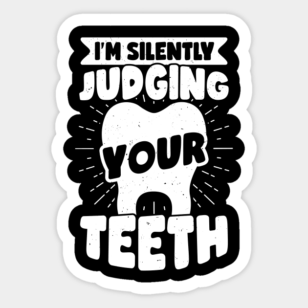 Funny Dentist Dental Hygienist Assistant Gift Sticker by Dolde08